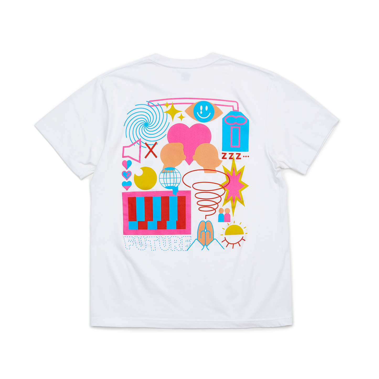 愛心 Tシャツ [ホワイト]